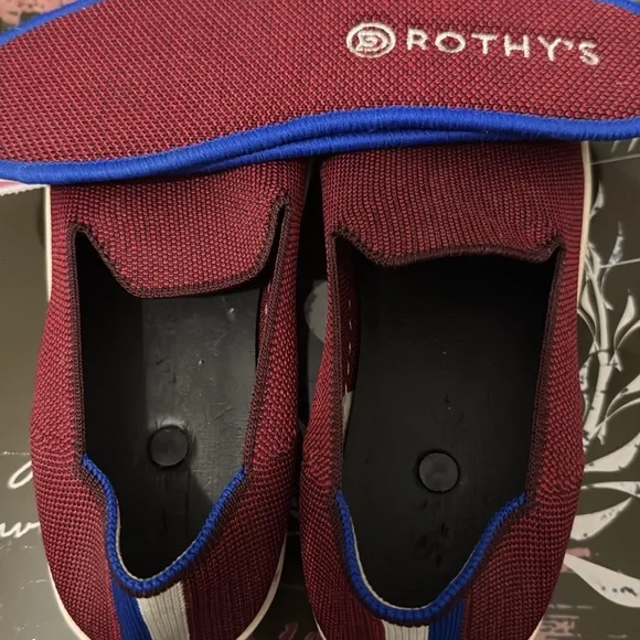 Rothy's maroon Slip On Sneakers Knit Comfort size 6 A00159 - Picture 6 of 6